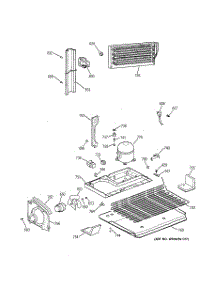 06 - Unit Parts parts for Ge Refrigerator TBG22PAXKRWW from AppliancePartsPros.com