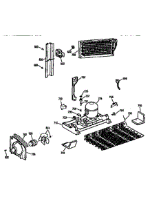 Unit Assembly parts for Ge Refrigerator TBX18J1SGRAD from AppliancePartsPros.com