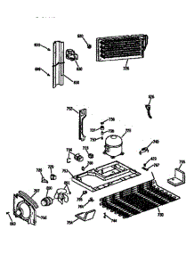 Unit Assembly parts for Ge Refrigerator TBX21J1SYRAD from AppliancePartsPros.com