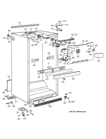 03 - Cabinet Parts parts for Ge Refrigerator TBG22PAYJRWW from AppliancePartsPros.com