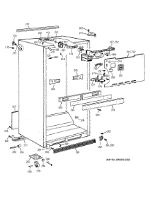 03 - Cabinet Parts parts for Ge Refrigerator TBG18JABGRWW from AppliancePartsPros.com