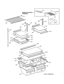 04 - Shelf Parts parts for Ge Refrigerator TBX21IABBRAA from AppliancePartsPros.com