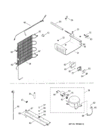 03 - Unit Parts parts for Ge Refrigerator TAX4DNYCWH from AppliancePartsPros.com