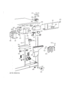 04 - Fresh Food Section parts for Ge Refrigerator TFG25PRYDBB from AppliancePartsPros.com