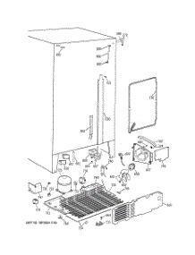 06 - Unit Parts parts for Ge Refrigerator TFK25PRYDWW from AppliancePartsPros.com