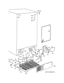 06 - Unit Parts parts for Ge Refrigerator TFK25PRAAAA from AppliancePartsPros.com