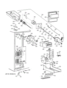 03 - Freezer Section parts for Ge Refrigerator TPG24PRZAWW from AppliancePartsPros.com