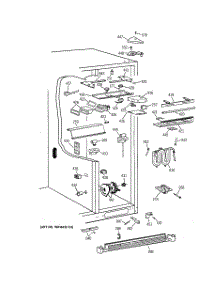 05 - Fresh Food Section parts for Ge Refrigerator TPG24PRZAWW from AppliancePartsPros.com