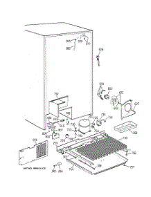 07 - Unit Parts parts for Ge Refrigerator TPG24PRZAWW from AppliancePartsPros.com