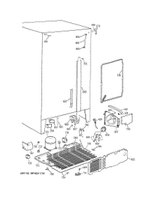 06 - Unit Parts parts for Ge Refrigerator TFG25PRYDWW from AppliancePartsPros.com
