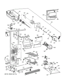02 - Freezer Section parts for Ge Refrigerator MRSC20KWXFAD from AppliancePartsPros.com