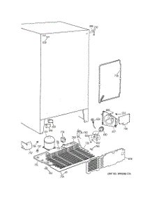 04 - Unit Parts parts for Ge Refrigerator MSG22GAZBWW from AppliancePartsPros.com