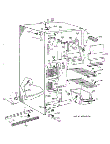 02 - Freezer Section parts for Ge Refrigerator MSZ20GAZBWW from AppliancePartsPros.com