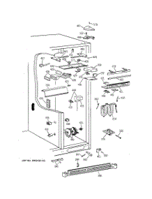 05 - Fresh Food Section parts for Ge Refrigerator TPG24PFZCWW from AppliancePartsPros.com