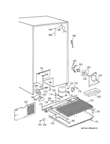 07 - Unit Parts parts for Ge Refrigerator TPG24PFZCWW from AppliancePartsPros.com