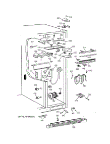 05 - Fresh Food Section parts for Ge Refrigerator TPJ24PRZCWW from AppliancePartsPros.com