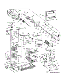 03 - Freezer Section parts for Ge Refrigerator TPG21KRYAWS from AppliancePartsPros.com