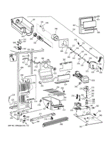02 - Freezer Section parts for Ge Refrigerator TFG25JRYDWW from AppliancePartsPros.com