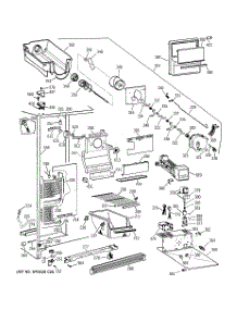 02 - Freezer Section parts for Ge Refrigerator TFG22JRXFWH from AppliancePartsPros.com