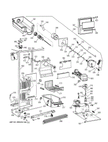 03 - Freezer Section parts for Ge Refrigerator TFX25VPAAAA from AppliancePartsPros.com