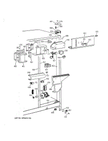 03 - Fresh Food Section parts for Ge Refrigerator TFG25PAYAWW from AppliancePartsPros.com