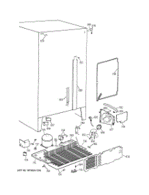 05 - Unit Parts parts for Ge Refrigerator TFG25PAYAWW from AppliancePartsPros.com