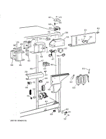 04 - Fresh Food Section parts for Ge Refrigerator TFG25PEYFWH from AppliancePartsPros.com