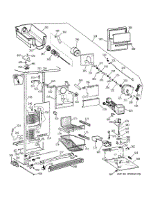 03 - Freezer Section parts for Ge Refrigerator TPX21BRBAWW from AppliancePartsPros.com