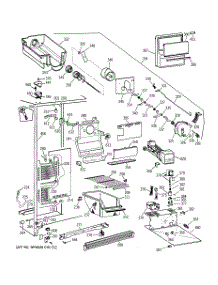 02 - Freezer Section parts for Ge Refrigerator TFG22JRXDWW from AppliancePartsPros.com
