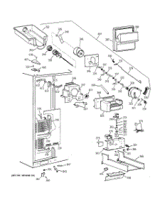 03 - Freezer Section parts for Ge Refrigerator TPJ24PFZCWW from AppliancePartsPros.com