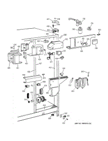 04 - Fresh Food Section parts for Ge Refrigerator TFX25PPZBWW from AppliancePartsPros.com