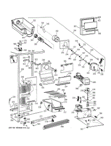 02 - Freezer Section parts for Ge Refrigerator TFZ24JRXDWW from AppliancePartsPros.com