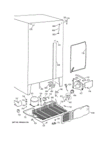 04 - Unit Parts parts for Ge Refrigerator TFZ20JRYDWW from AppliancePartsPros.com