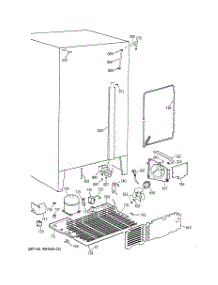 04 - Unit Parts parts for Ge Refrigerator TFZ20JRZBWH from AppliancePartsPros.com