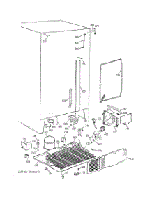 06 - Unit Parts parts for Ge Refrigerator TFK22PRXCAA from AppliancePartsPros.com