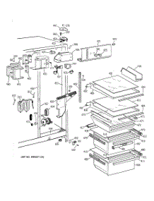 03 - Fresh Food Section parts for Ge Refrigerator TFZ22JRYFWW from AppliancePartsPros.com