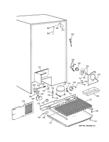 07 - Unit Parts parts for Ge Refrigerator MSK28PFZDAA from AppliancePartsPros.com