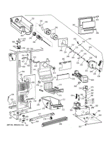 03 - Freezer Section parts for Ge Refrigerator TFT25PRYAAA from AppliancePartsPros.com