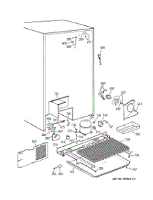 07 - Unit Parts parts for Ge Refrigerator TPG24BFCEBB from AppliancePartsPros.com