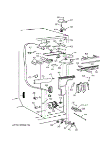 04 - Fresh Food Section parts for Ge Refrigerator TPG21BRCEWW from AppliancePartsPros.com