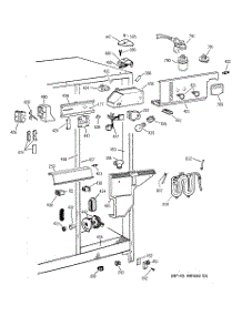 04 - Fresh Food Section parts for Ge Refrigerator TFX25CPCEBB from AppliancePartsPros.com