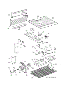 03 - Unit Parts parts for Ge Refrigerator TBX16RICGRAA from AppliancePartsPros.com