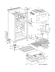 02 - Cabinet parts for Ge Refrigerator MTZ16EACJRWW from AppliancePartsPros.com