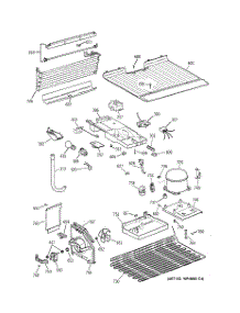03 - Unit Parts parts for Ge Refrigerator MTZ14EACJRWW from AppliancePartsPros.com
