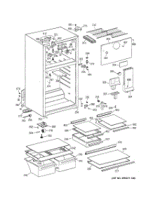 02 - Cabinet parts for Ge Refrigerator MTX16HABNRWW from AppliancePartsPros.com