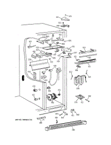 05 - Fresh Food Section parts for Ge Refrigerator TPX24PRBEWW from AppliancePartsPros.com