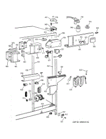 04 - Fresh Food Section parts for Ge Refrigerator TFX25PPBEWW from AppliancePartsPros.com