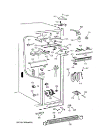 05 - Fresh Food Section parts for Ge Refrigerator TPX24PBBEAA from AppliancePartsPros.com