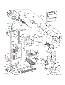 03 - Freezer Section parts for Ge Refrigerator TPX21BRBEWW from AppliancePartsPros.com
