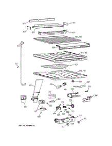 05 - Separator Compartment Parts parts for Ge Refrigerator TBG24JABURWW from AppliancePartsPros.com
